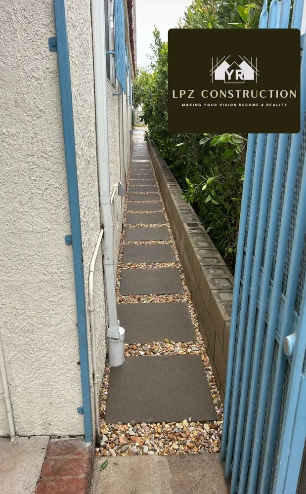 Local landscape installation in Santa Ana, CA - LPZ Construction