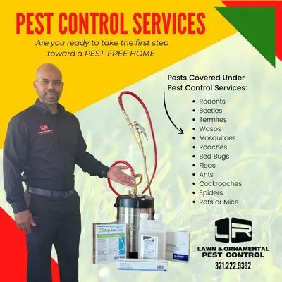 LR Lawn and Ornamental Pest Control Logo