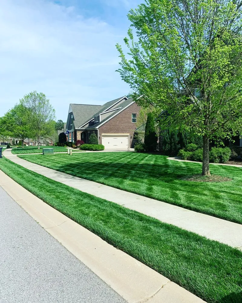 Professional landscape installation in Fort Mill, SC by L&R Lawn Care & Landscaping