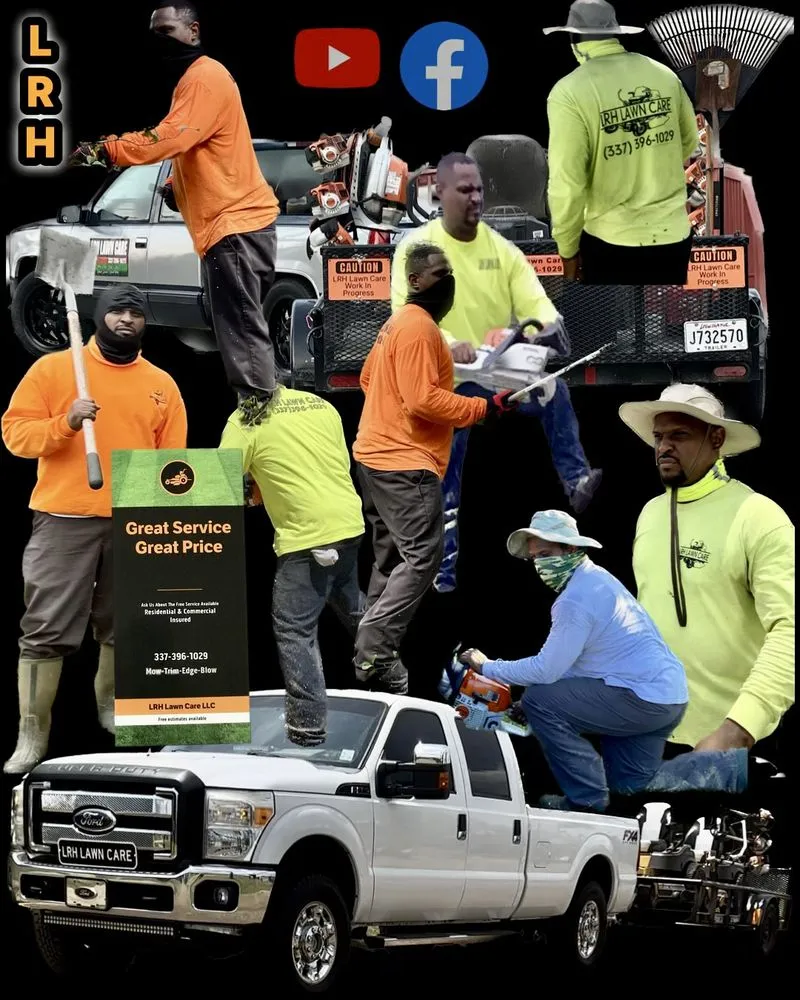 Custom lawn mowing service experts serving DeRidder, LA - LRH Lawn Care