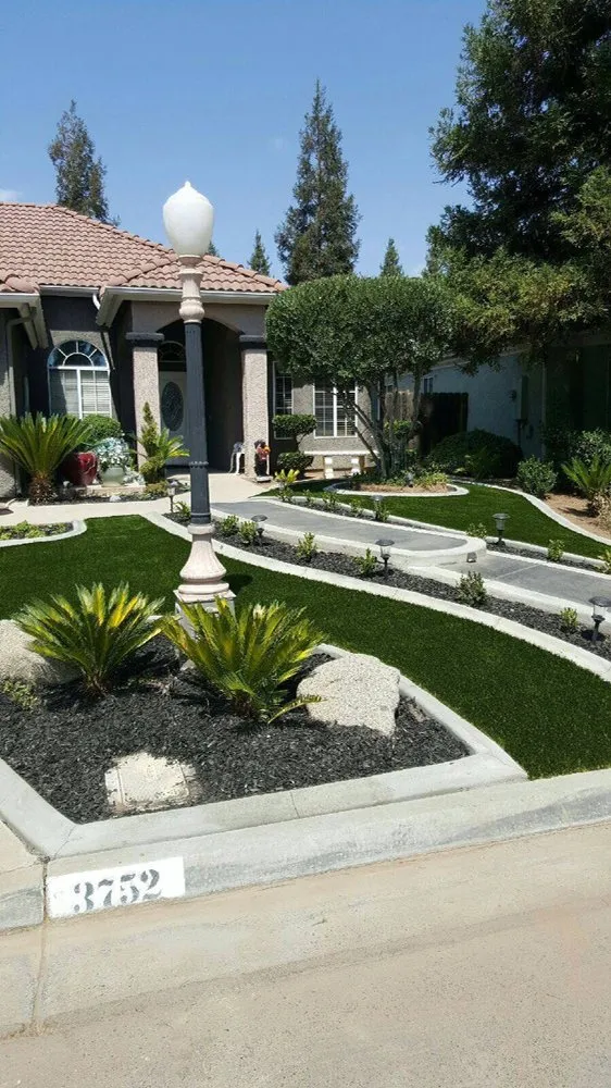 Custom outdoor landscaping in Fresno, CA - LRS Landscaping and Turf