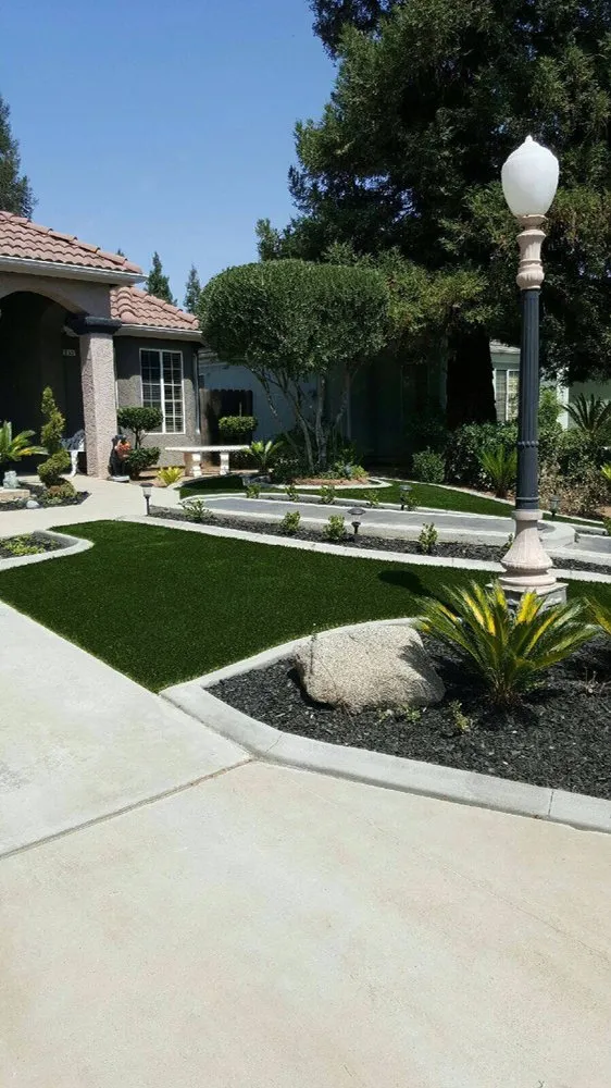 Local landscape design with custom design in Fresno, CA by LRS Landscaping and Turf