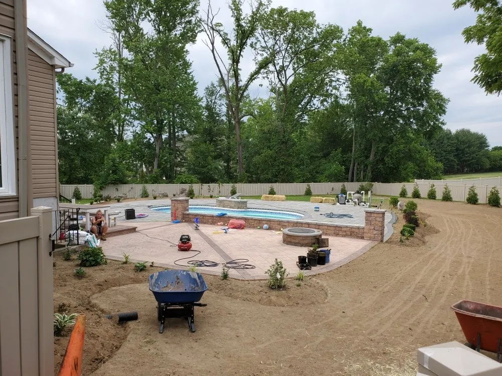 Affordable residential landscaping in Langhorne, PA by LS Land Construction