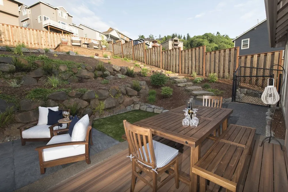 Professional garden landscaping in Portland, OR by LS Landscaping