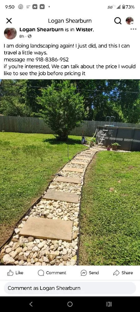 Affordable yard cleanup service for residential properties in Wister, OK by LS Landscaping
