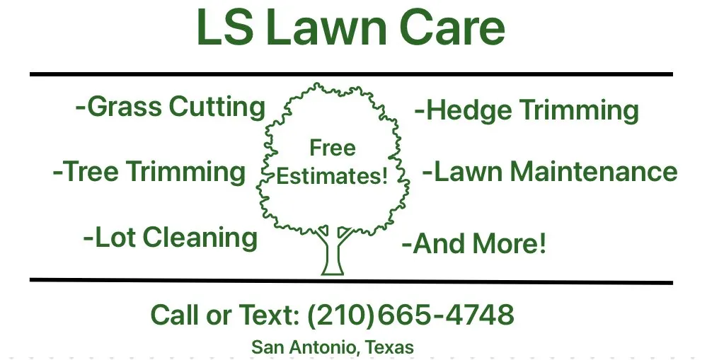 Custom outdoor landscaping with custom design in San Antonio, TX by LS Lawn Care