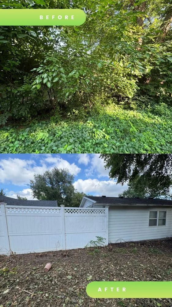 Professional yard cleanup service for homes in West Des Moines, IA by L&S Outdoor Services