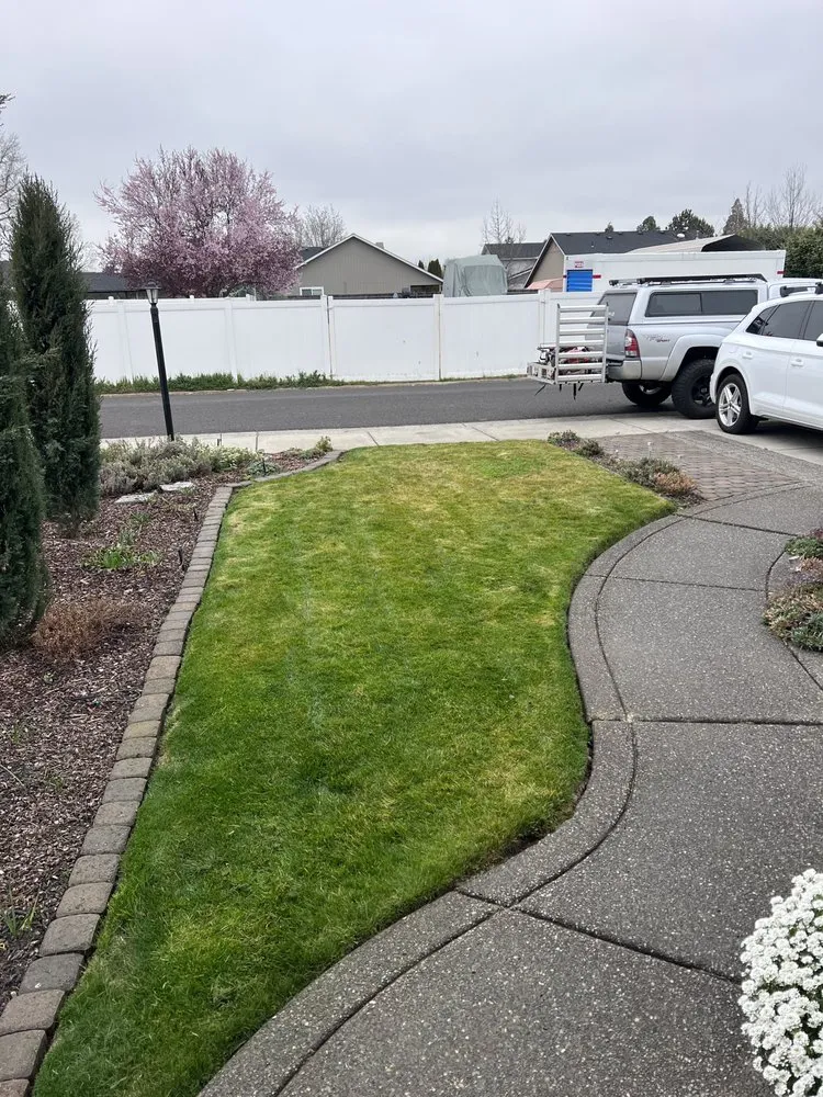 Professional outdoor landscaping for residential properties in Redmond, OR by LS Property Services