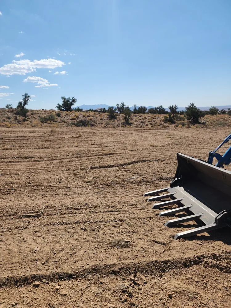 Custom lawn mowing service for outdoor upgrades across Kingman, AZ - LS Tractor & Backhoe Services