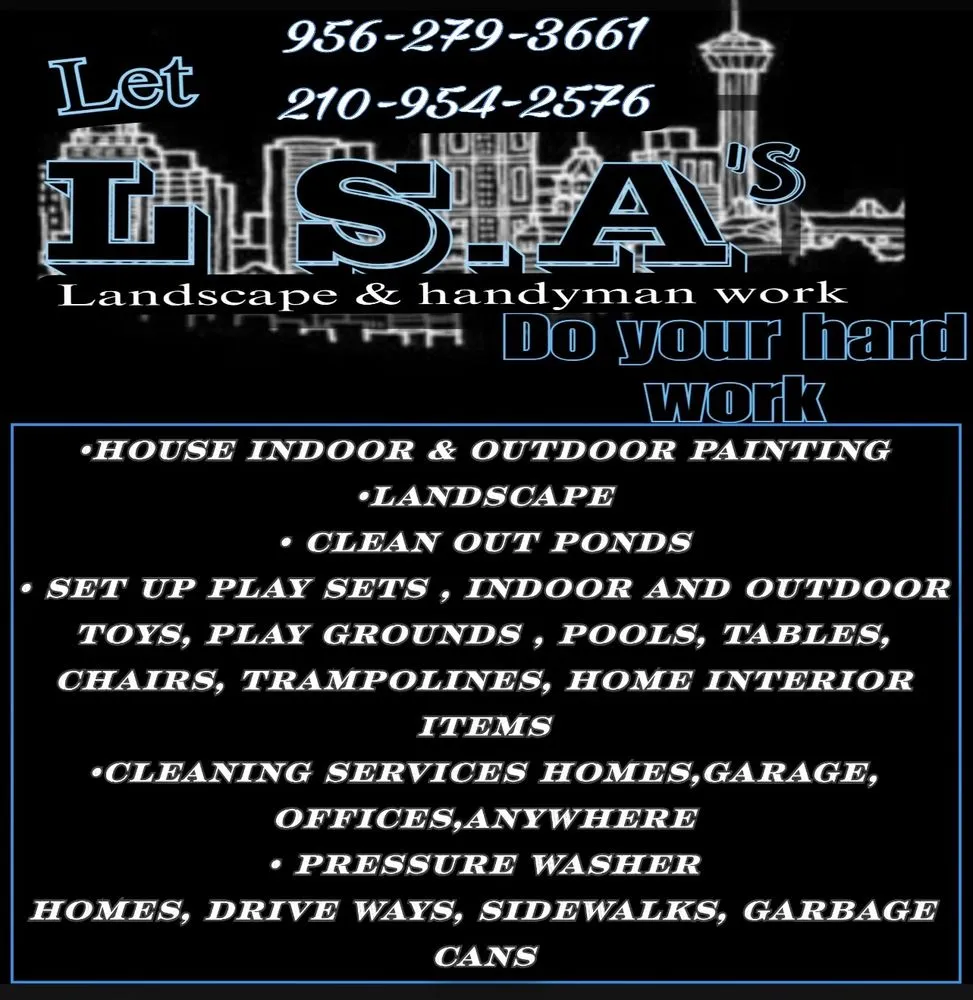 Custom yard maintenance experts serving McAllen, TX - LSA Landscape & Handyman