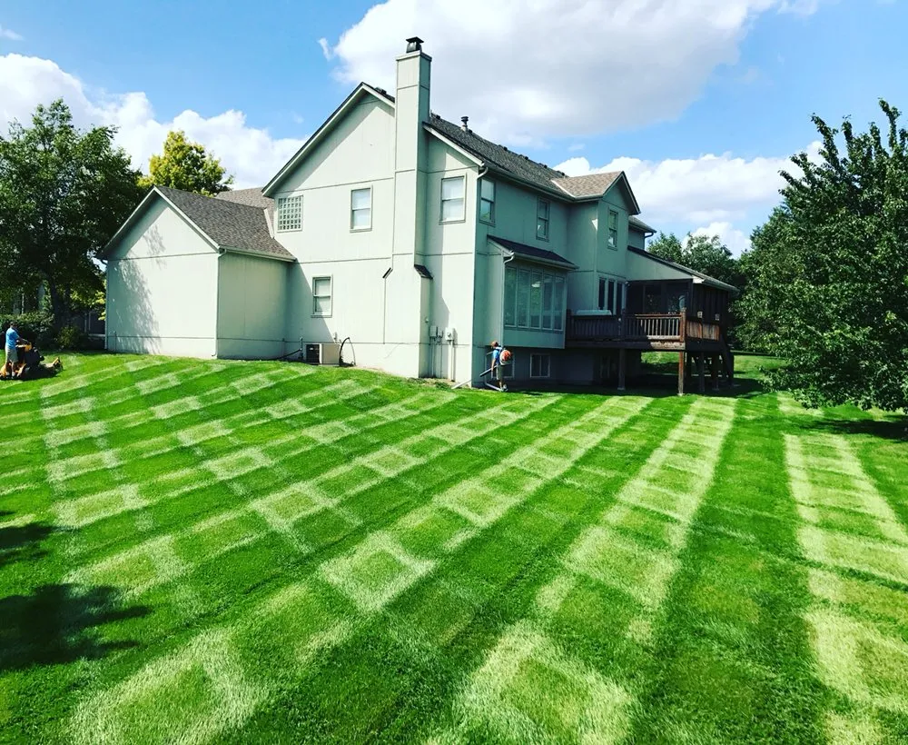 Expert lawn mowing service in Overland Park, KS by LT Lawns & Landscaping