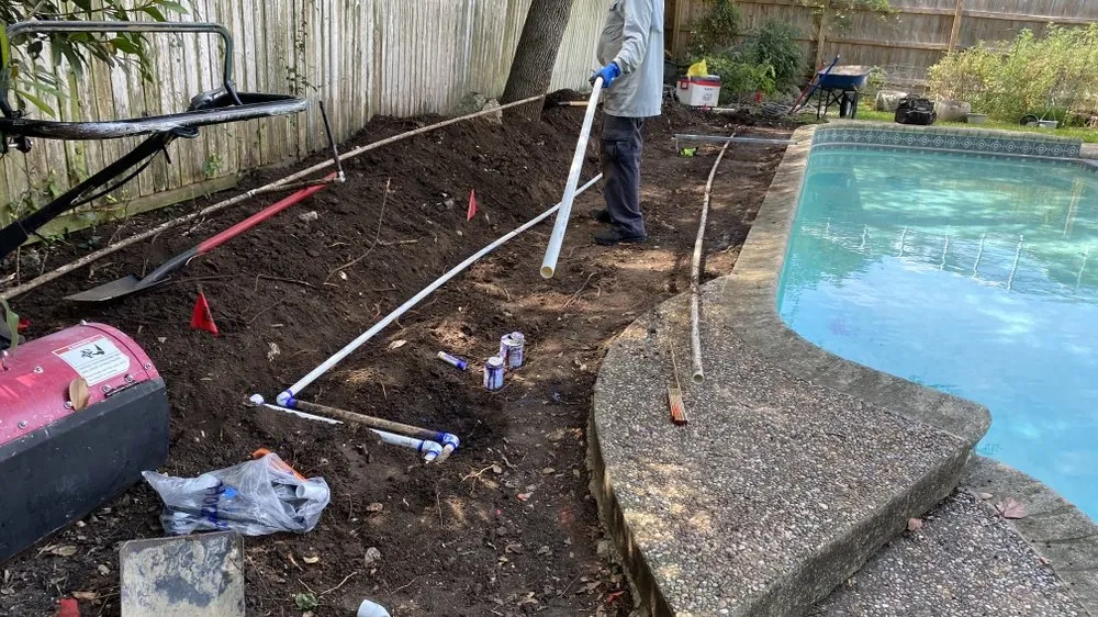 Professional outdoor landscaping in San Antonio, TX by LTB Hardscapes