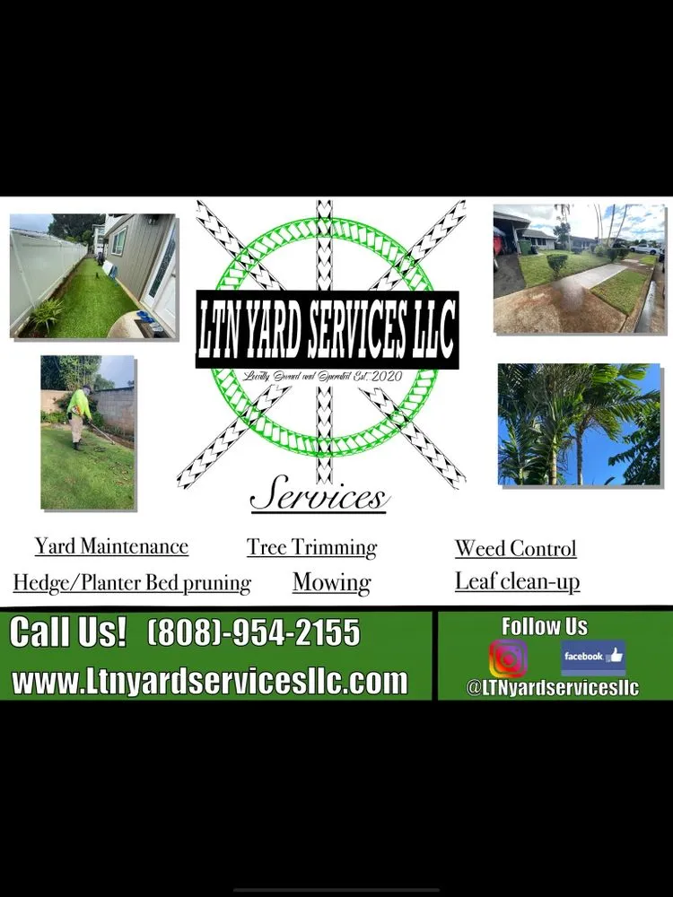 Top-rated garden landscaping in Kapolei, HI by LTN Yard Services - Oahu's Best Yard Maintenance