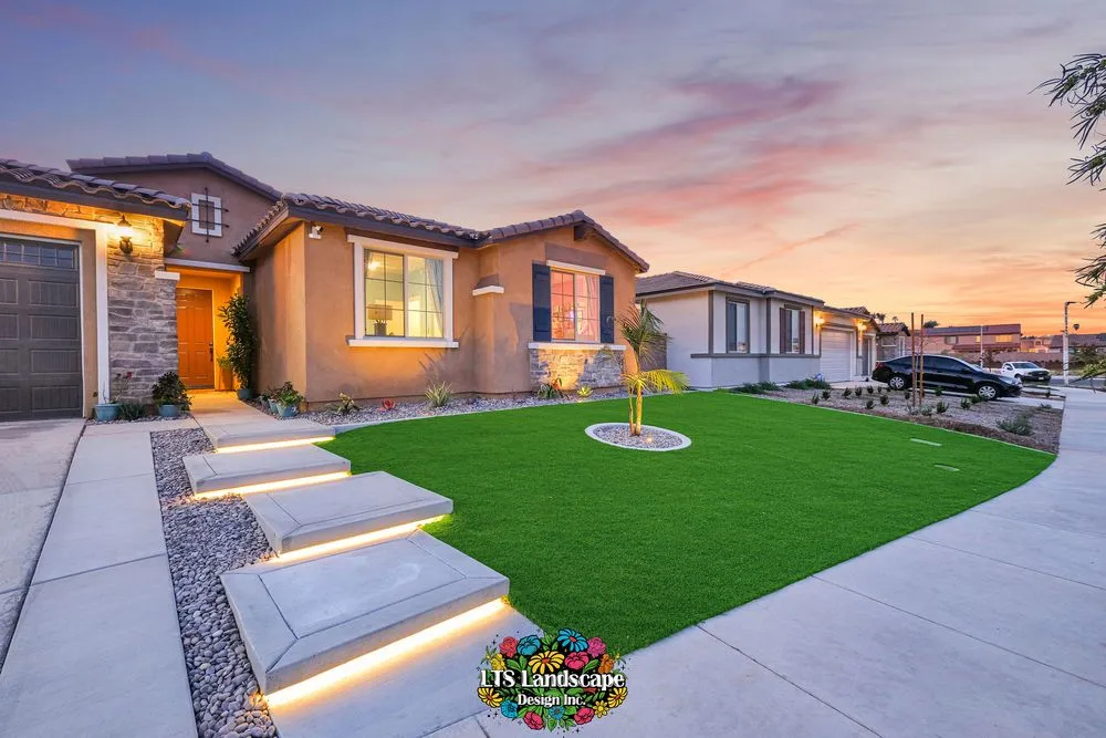 Top-rated lawn mowing service in Corona, CA - LTS Landscape Design + Build