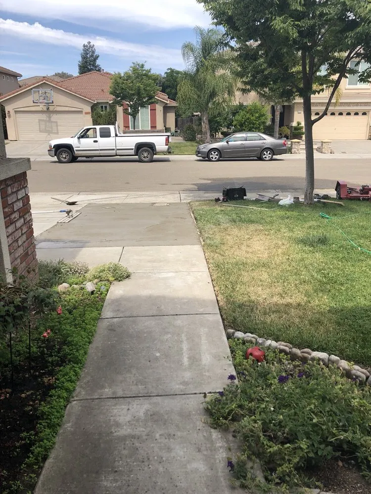 Top-rated lawn mowing service for year-round maintenance in Stockton, CA by Lu Brothers Landscaping Construction