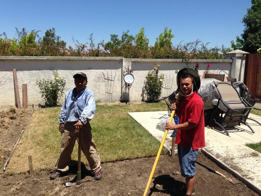 Custom residential landscaping in Stockton, CA by Lu Brothers Landscaping Construction