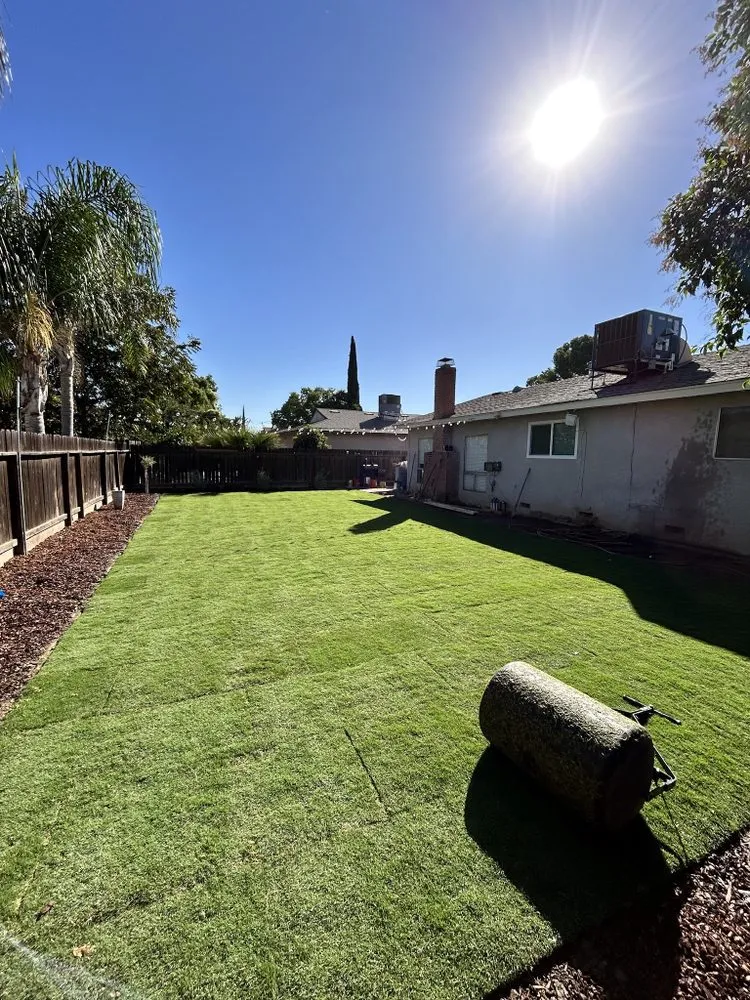 Reliable lawn care service for residential properties across Fresno, CA - Lu Morales Landscaping and Turf
