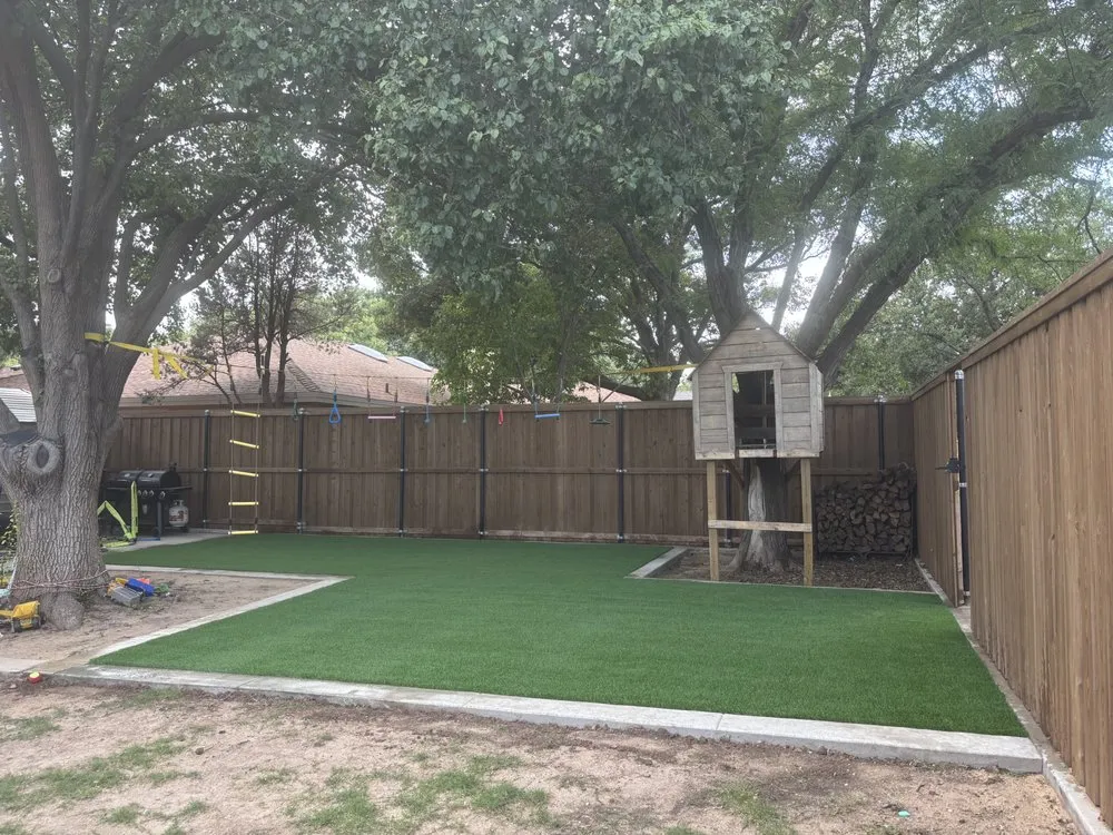 Affordable outdoor landscaping in Lubbock, TX by Lua's Turf