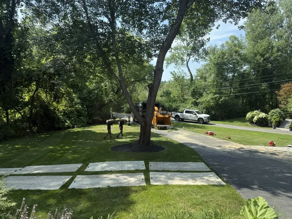 Custom landscape design in Peabody, MA by Luca Tree Service