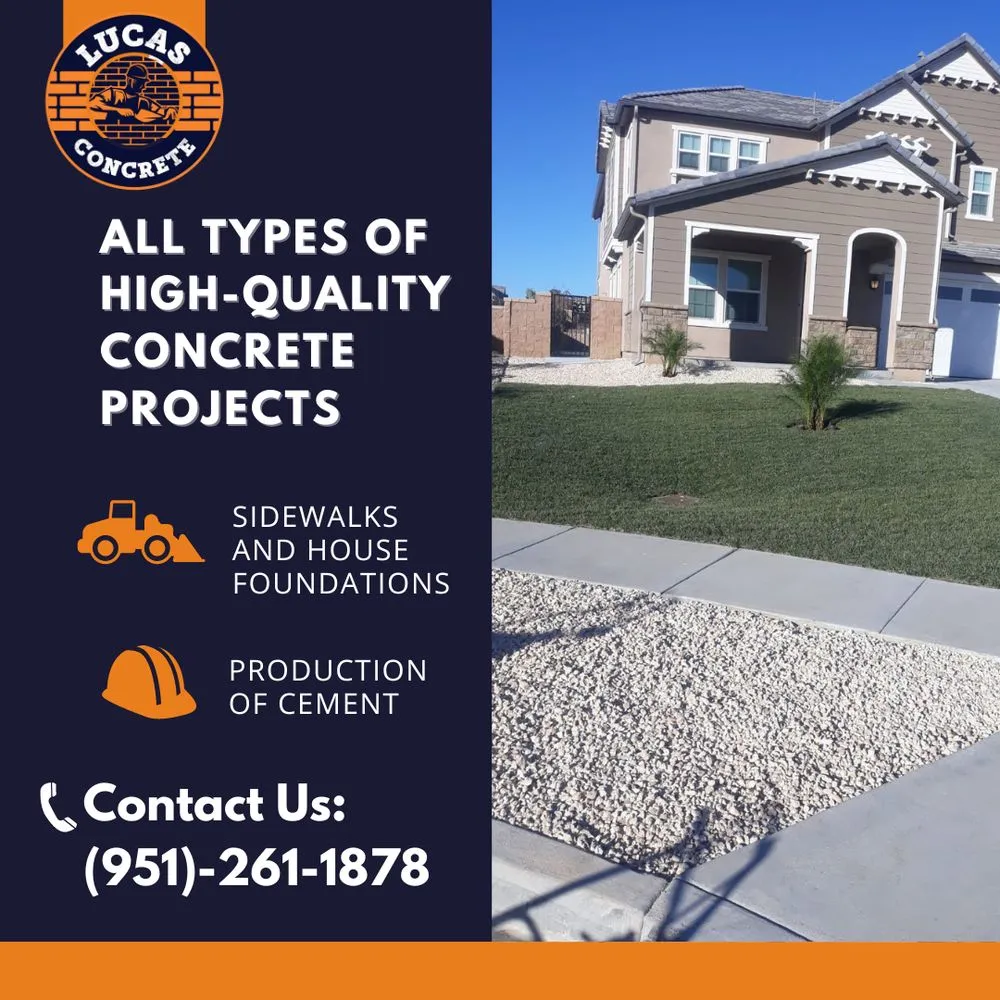 Local landscape installation in Riverside, CA by Lucas Concrete and Landscaping