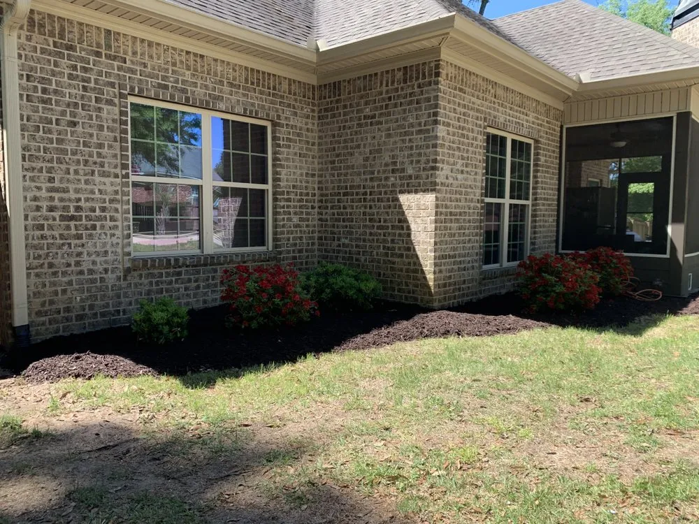 Custom landscape installation for beautiful yards in Bonaire, GA by Lucas Landscaping