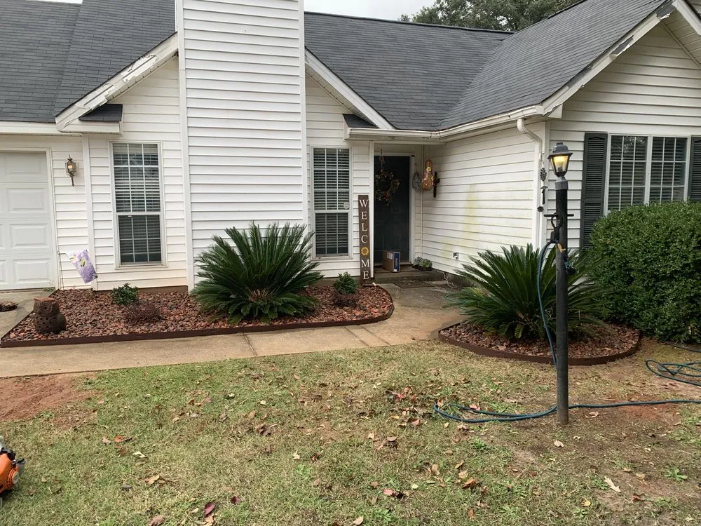 Expert outdoor landscaping near you in Bonaire, GA by Lucas Landscaping