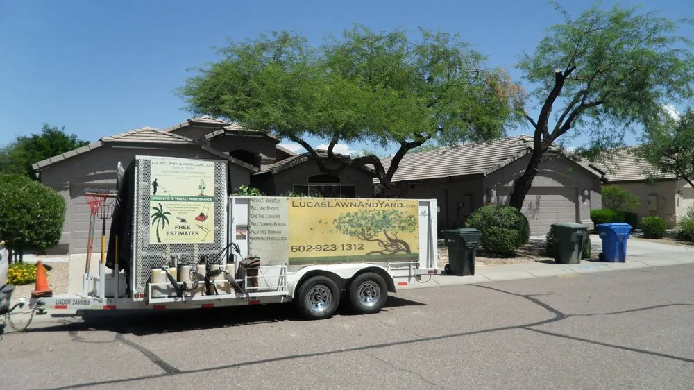 Expert landscape installation with custom design across Phoenix, AZ - Lucas Lawn and Yard Care