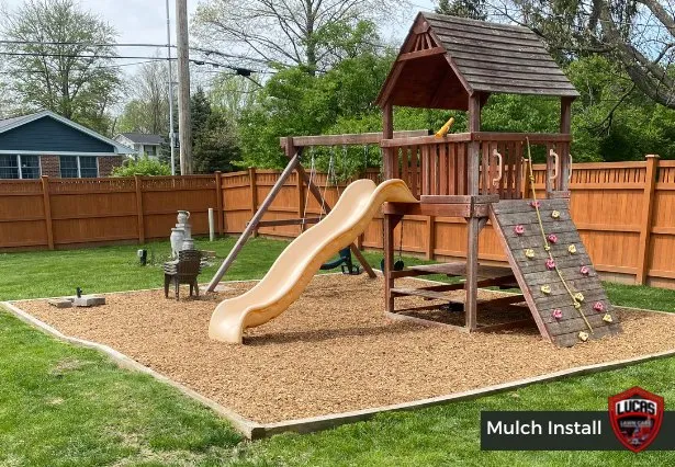 Custom residential landscaping for residential properties in Indianapolis, IN by Lucas Lawn Care & Pressure Washing