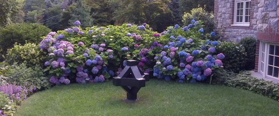 Custom garden landscaping with custom design across New Rochelle, NY - Lucente Landscaping