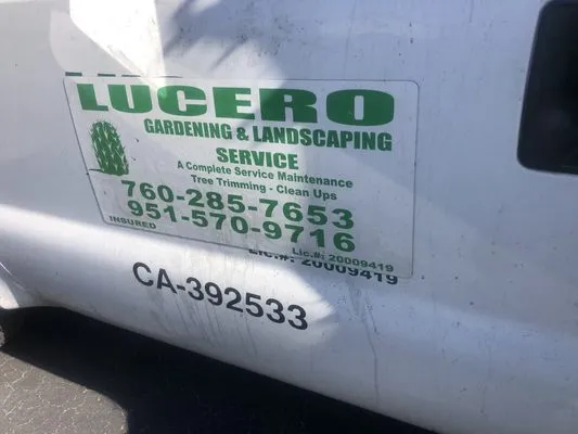 Lucero Gardening & Lanscaping Service Logo