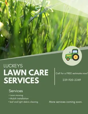 Luckeys Lawn Care Services Logo