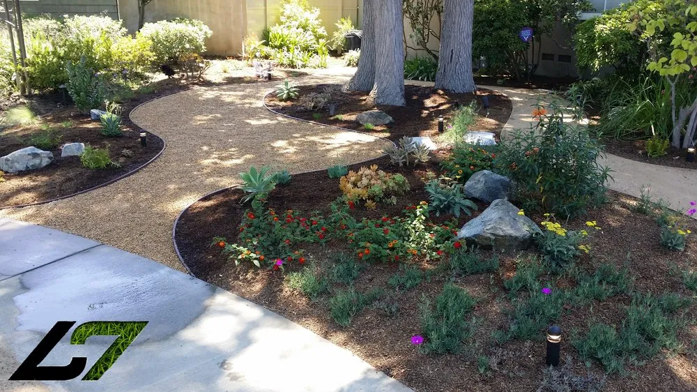 Trusted garden landscaping with custom design in Torrance, CA by Lucky 7 Landscapes