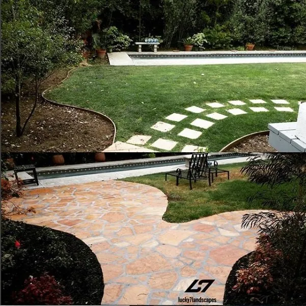 Professional landscape installation for beautiful yards in Torrance, CA by Lucky 7 Landscapes