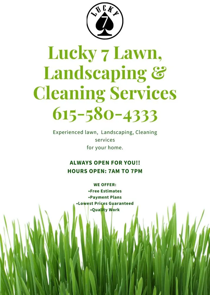 Top-rated lawn mowing service experts serving Lebanon, TN - Lucky 7 Lawn, Landscaping & Cleaning Services