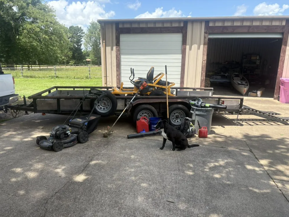 Professional lawn care service in Gilmer, TX by Lucky Dog Lawn Care