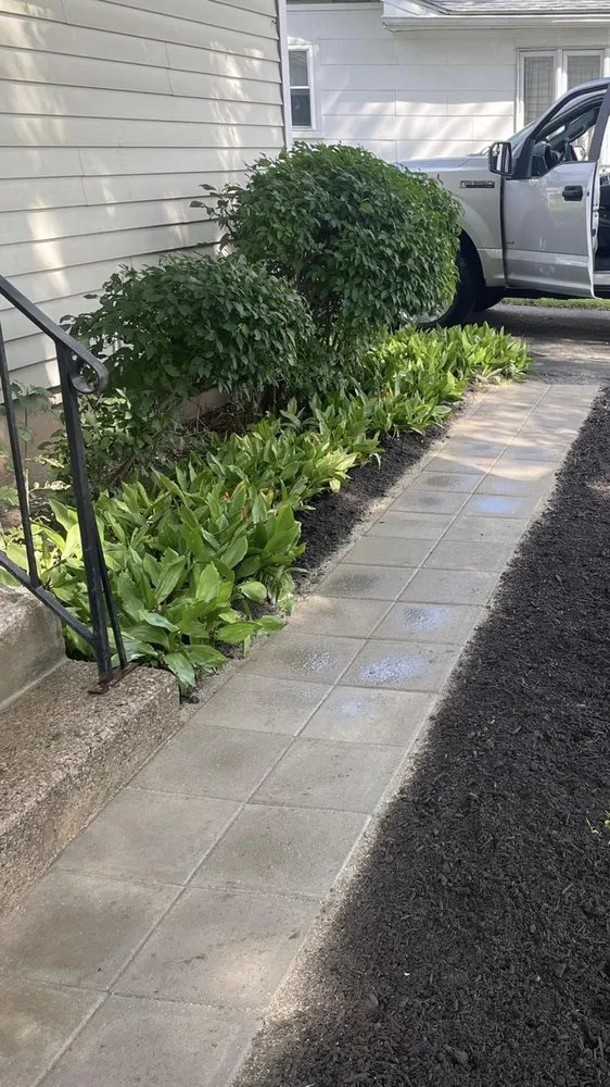 Local landscape installation for outdoor upgrades in Depew, NY by Lucky Lawn Care Services