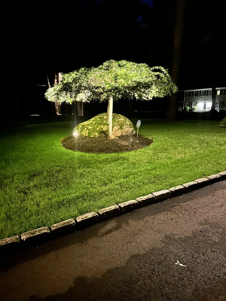 Expert lawn mowing service with custom design across Stamford, CT - Lucky Lawn