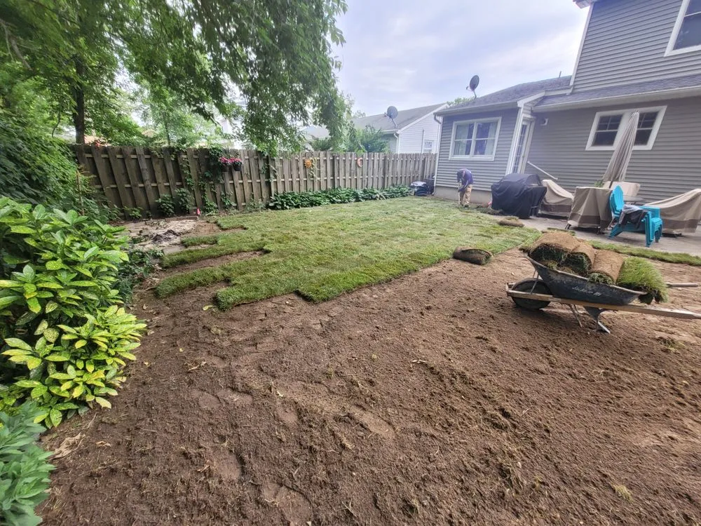 Expert lawn mowing service for residential properties in Jackson Township, NJ by Lucky Lawns