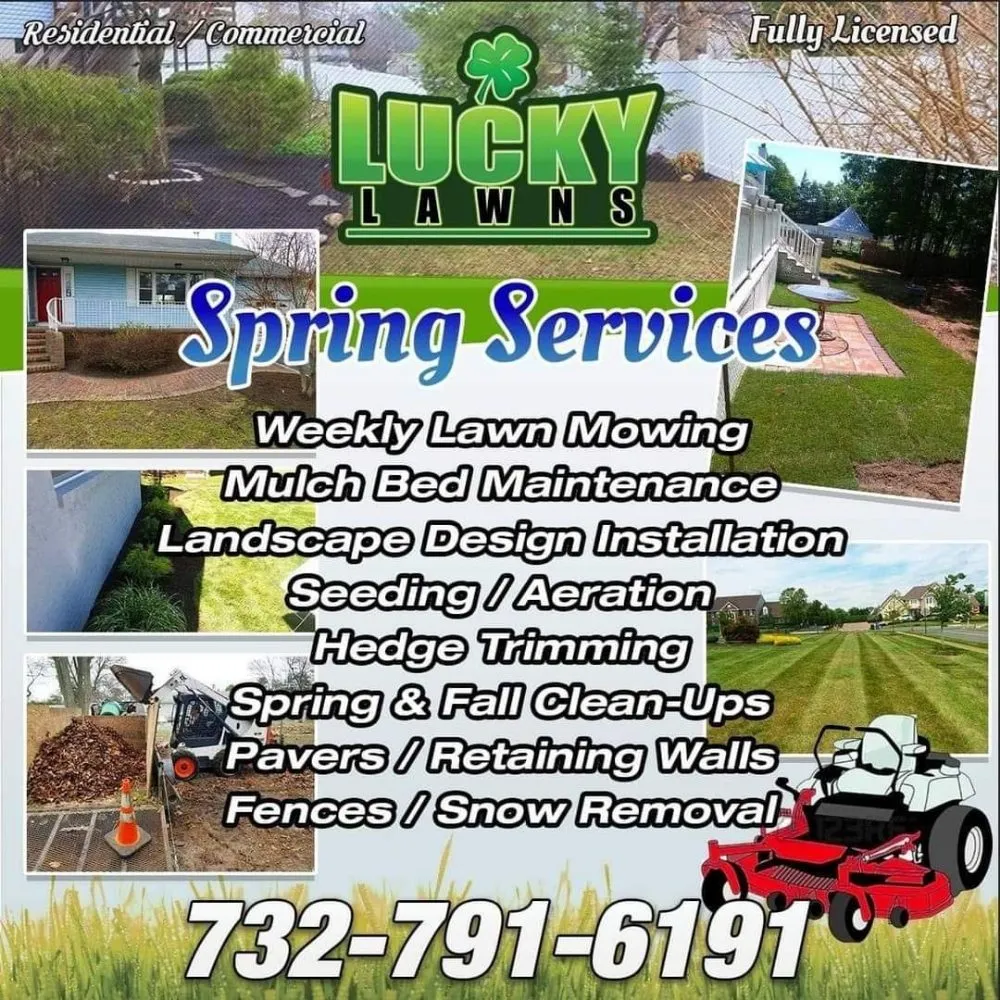 Reliable landscaping services experts serving Jackson Township, NJ - Lucky Lawns