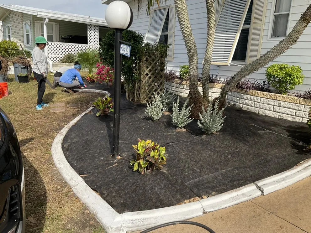 Expert yard maintenance for homes in North Port, FL by Lucky Maple Landscaping