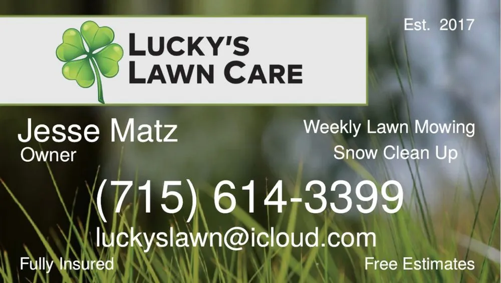 Expert lawn care service near you across Lake Tomahawk, WI - Lucky's Lawn Care & Snow Clean Up