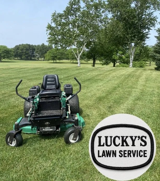 Custom landscape installation with custom design across Rockford, IL - Lucky’s Lawn Service