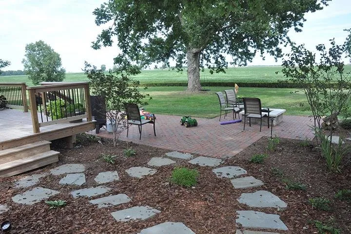 Professional outdoor landscaping for residential properties across Champaign, IL - Ludwig Bros