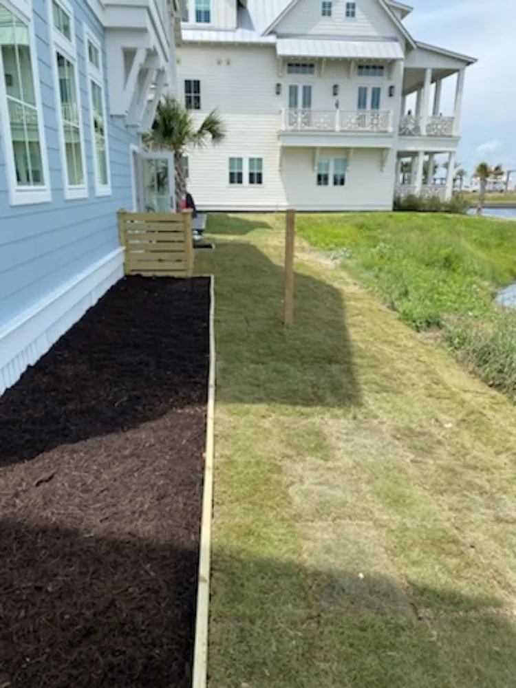 Reliable lawn mowing service with custom design in Corpus Christi, TX by Lugo's Outdoor Services