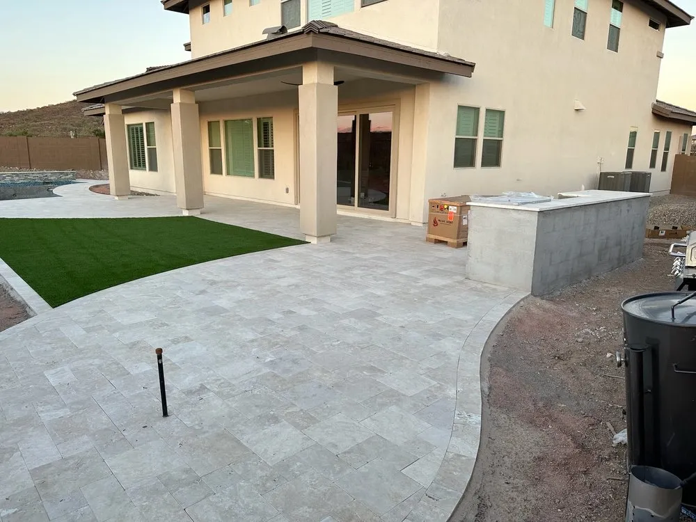 Custom yard cleanup service in Chandler, AZ by Luis & Sons Landscape and Hardscape