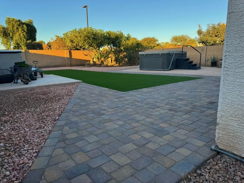 Affordable landscape installation in Chandler, AZ by Luis & Sons Landscape and Hardscape