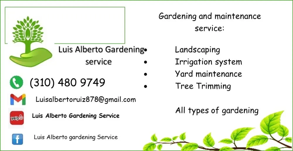 Custom yard maintenance in Orange, CA by Luis Alberto Gardening Service