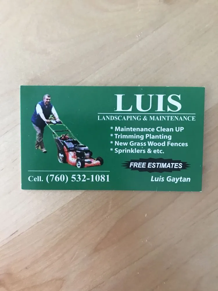 Professional landscape design for beautiful yards across Escondido, CA - Luis Landscaping And Maintenance