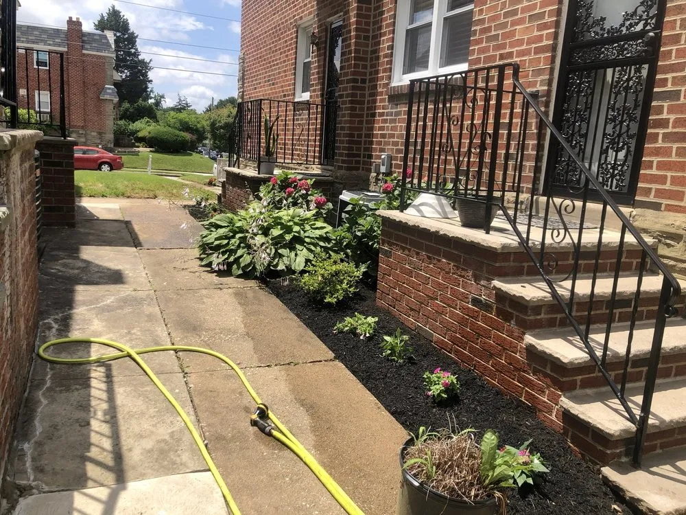 Affordable garden landscaping in Philadelphia, PA by Luis Landscaping