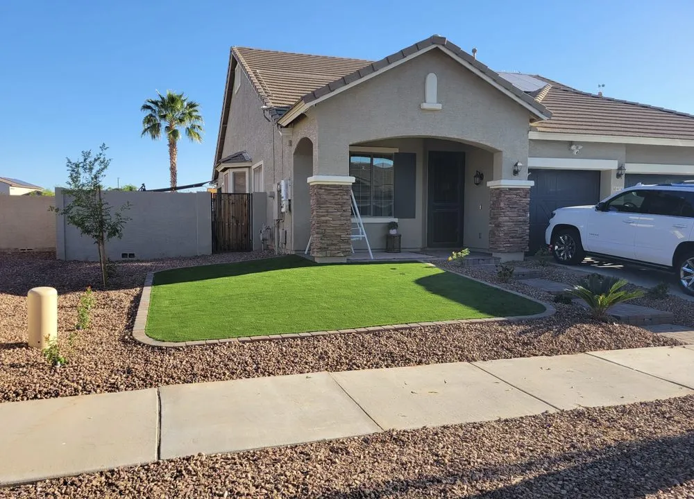 Professional lawn care service in Wittmann, AZ by Luis Landscaping